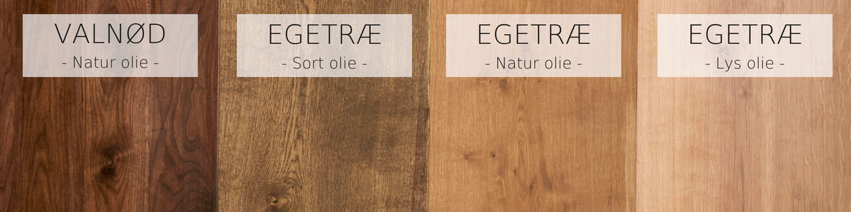 Forskellige typer olieringer, du kan vælge til dit plankebord