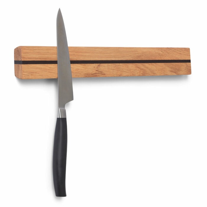 Knivmagnet 40 cm i egetræ med magneter