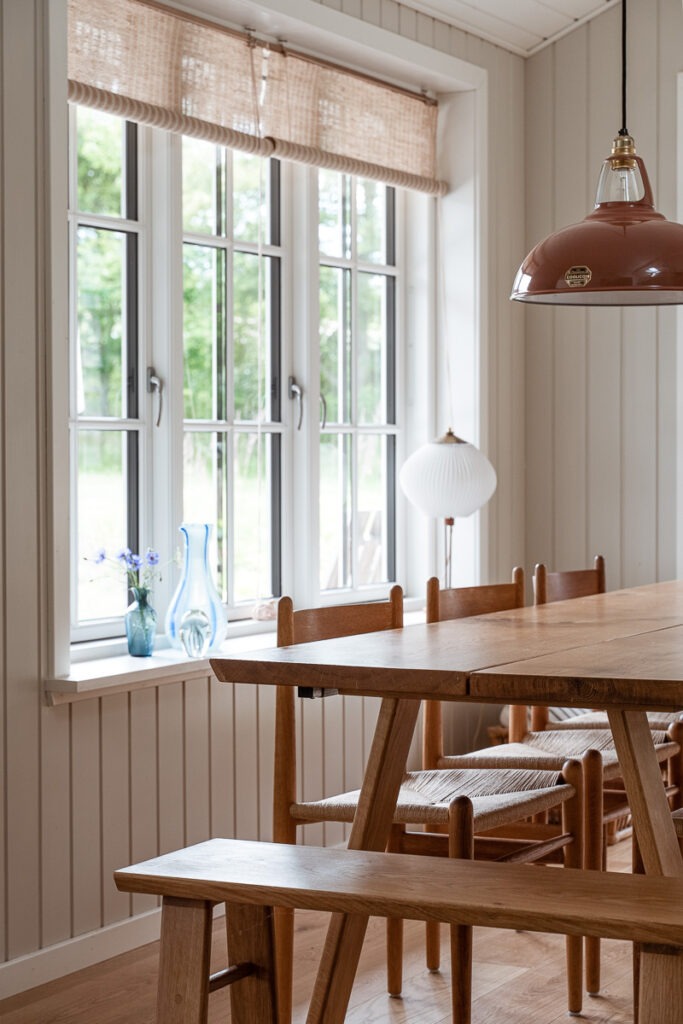Folke plankebord i naturolieret egetræ